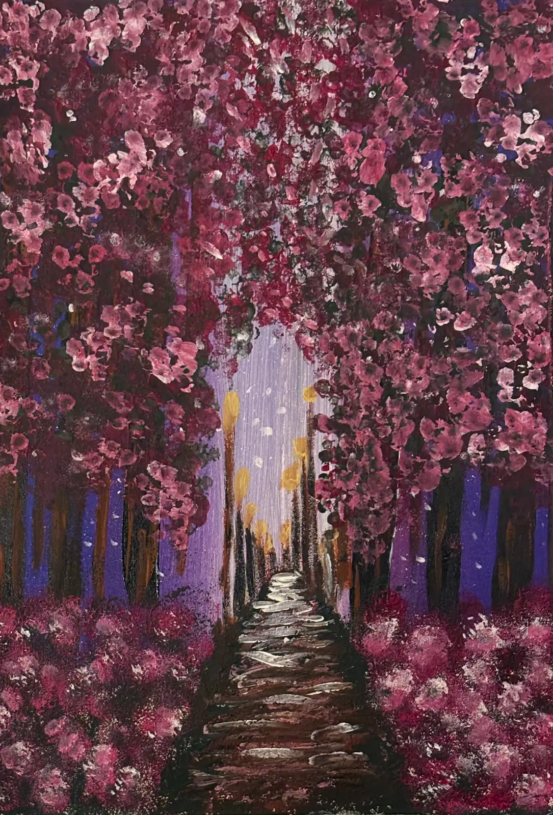 Mammas allé - Akryl av Ann-Christin (Acmpainting) Martinsson