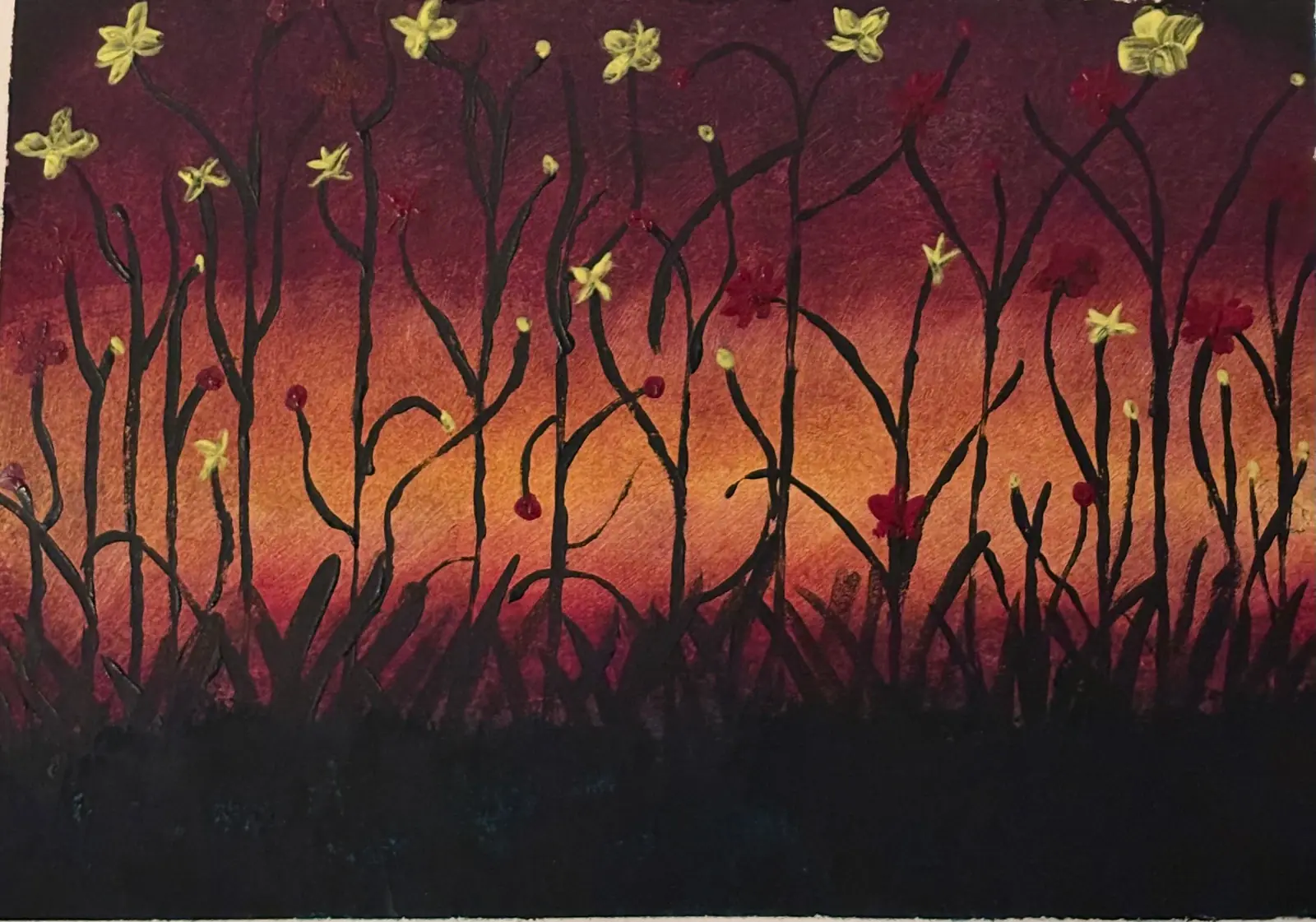 Rabatten - Akryl av Ann-Christin (Acmpainting) Martinsson