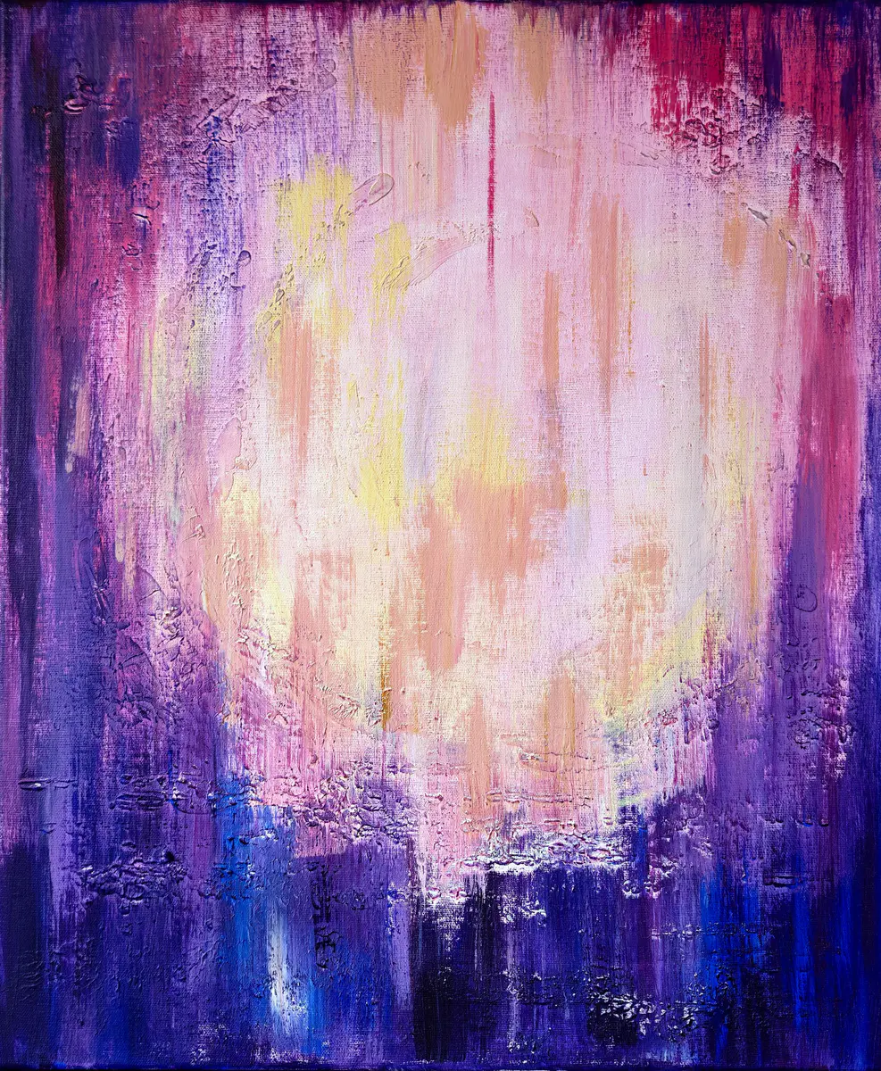 Sunset - Akryl - Abstract - 50×60 cm av Irina Nikolaeva