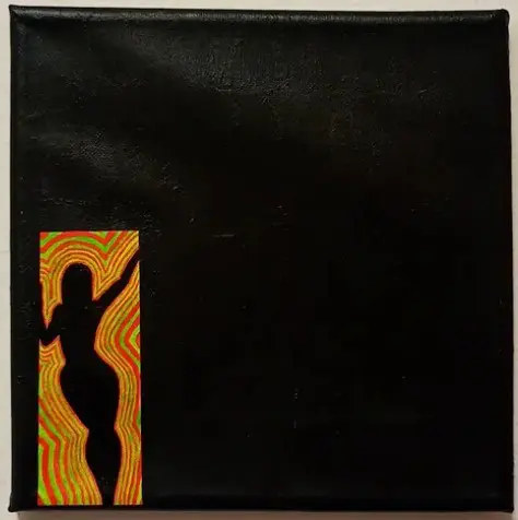 Aura - Akryl - Abstract Expressionism - 20×20 cm af INA