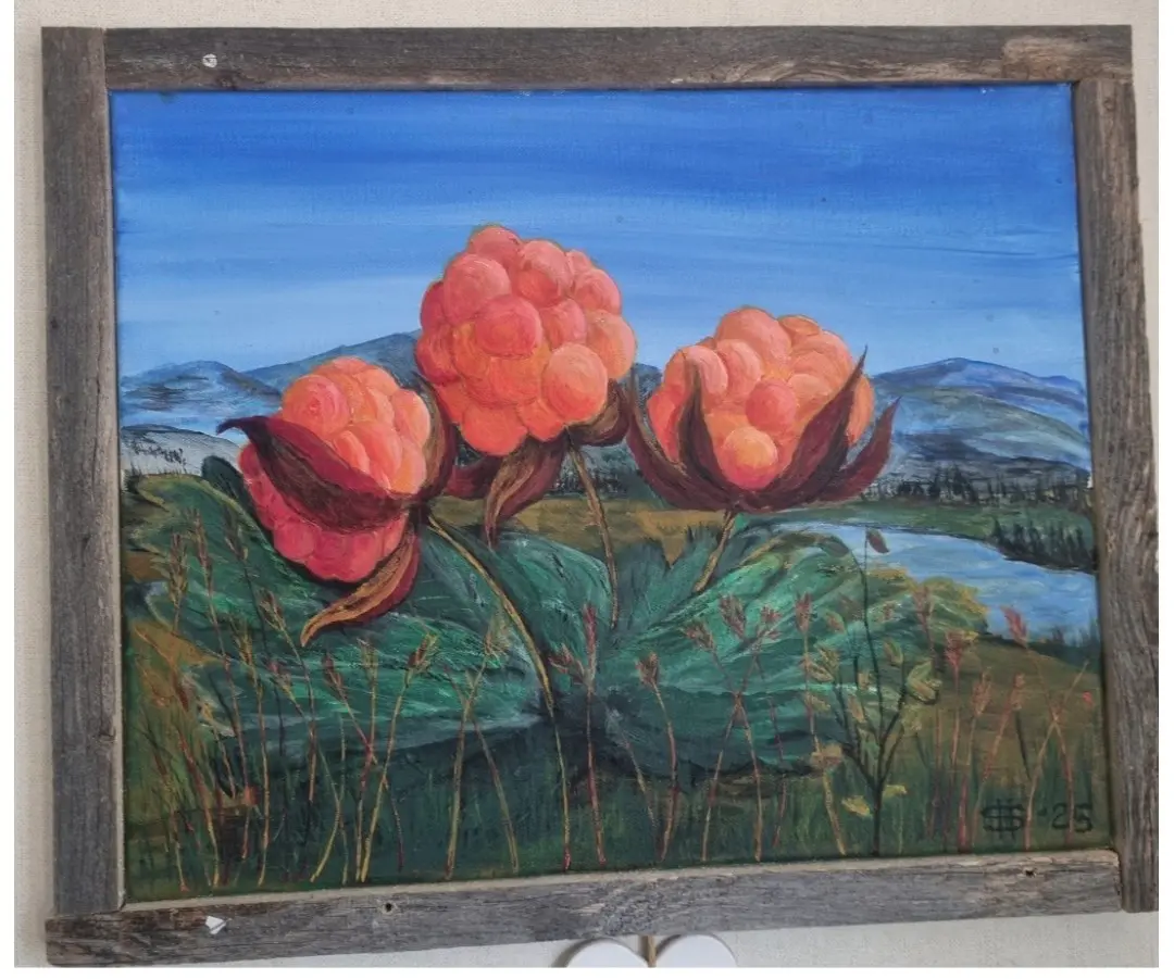 Skogens guld. - Akryl - Landscape - 41×33 cm af Håkan Siggemo