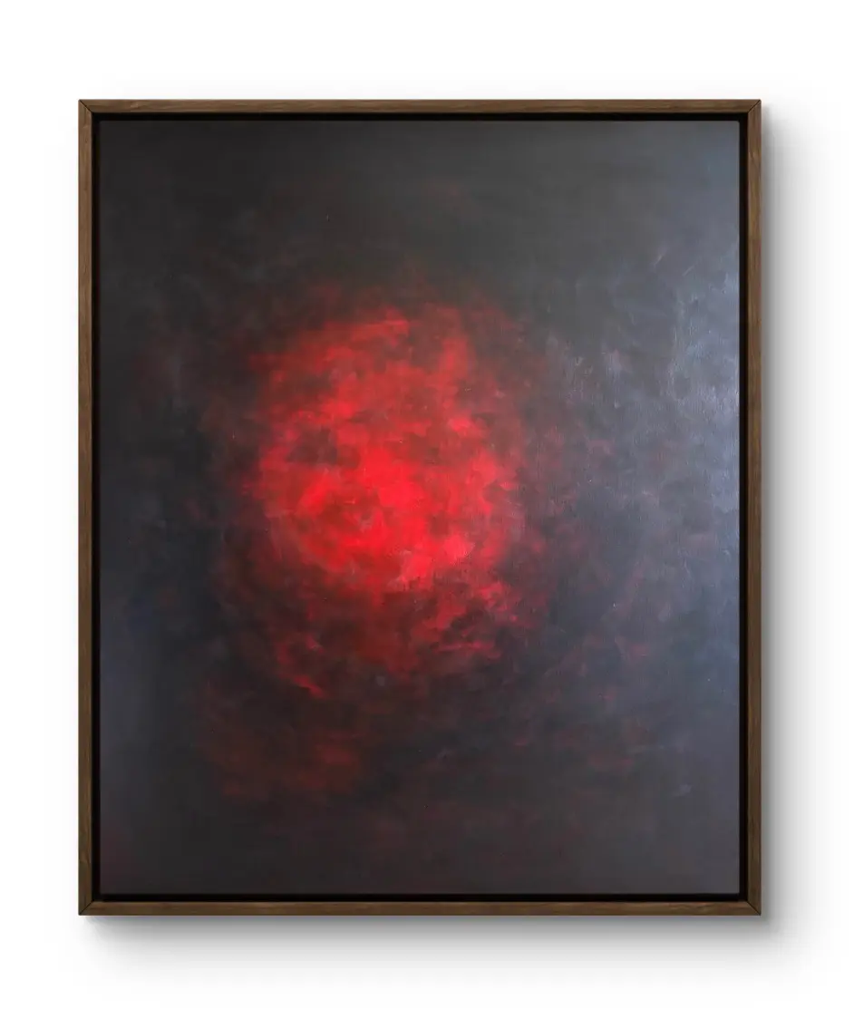The core - Akryl - Abstrakt - 80×100 cm af Sofia Boman
