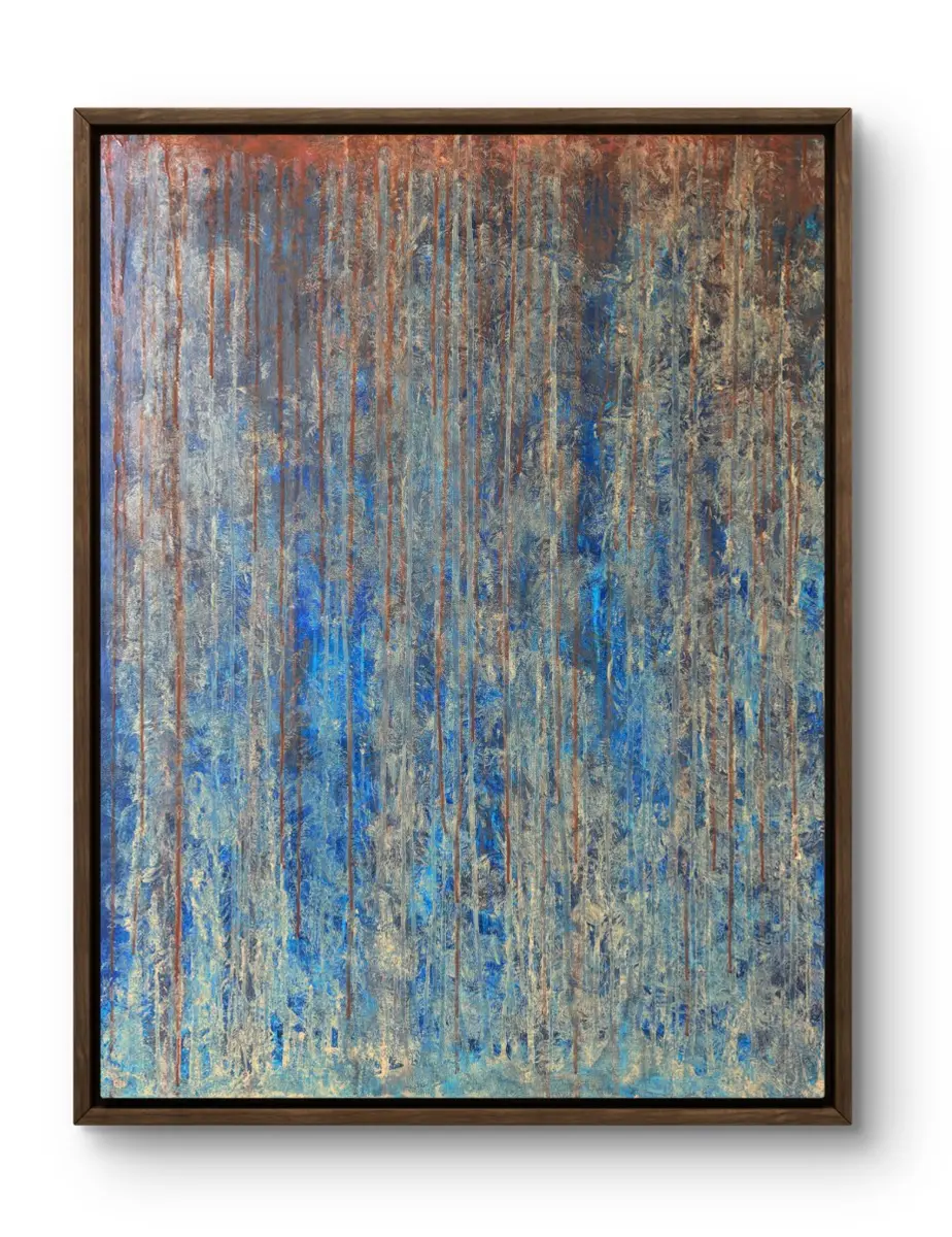 Weathered - Akryl - Abstract - 80×100 cm af Sofia Boman