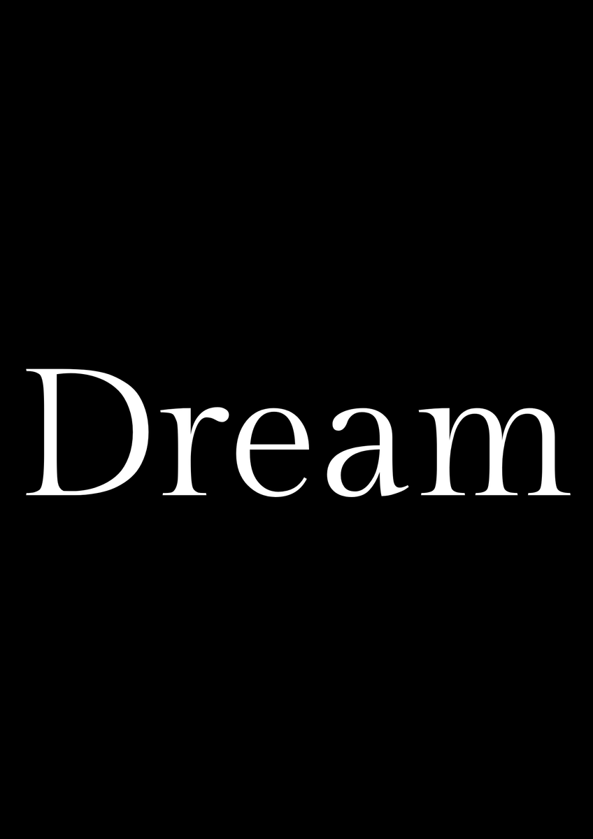 Dream Poster - Digital kunst af Lovisa Linda Valentina Svensson