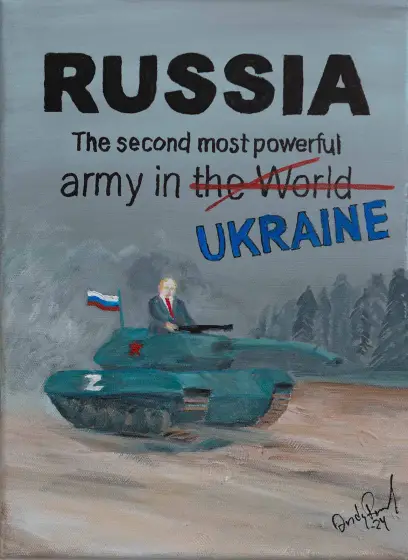 The Second Most Powerful Army - Akryl af Andy Renard
