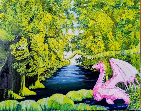 The Secrets of the Magical Lake - Olie af Ateliemaloucametthe