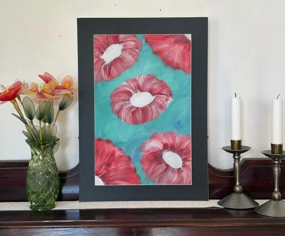 Röda blommor thumbnail 2