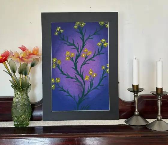 Tre små gula blommor thumbnail 2