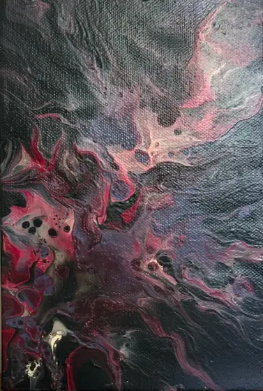 Mannen - Akryl av Ann-Christin (Acmpainting) Martinsson