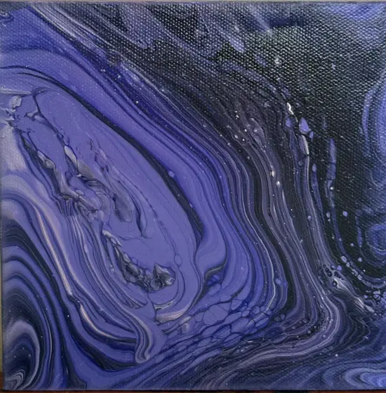 Galaxen - Akryl af Ann-Christin (Acmpainting) Martinsson