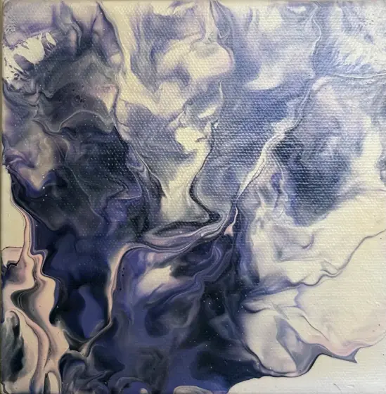 Havet - Akryl af Ann-Christin (Acmpainting) Martinsson