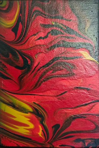 Lavan - Akryl af Ann-Christin (Acmpainting) Martinsson