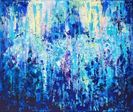 After Rain - Akryl af Irina Nikolaeva