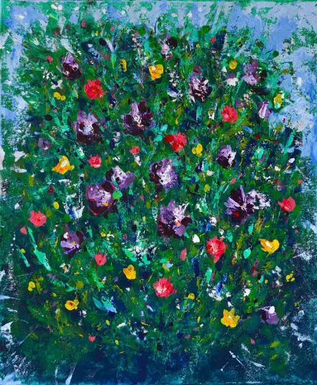 Breath of Summer - Akryl av Irina Nikolaeva
