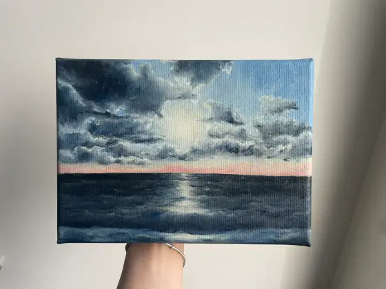 Ny himmel - Olie af Erdbeeren
