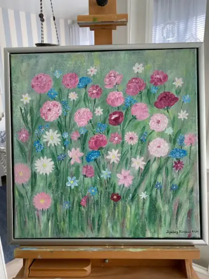 Sommardrömmar - Akryl af Ingeborg Blomfeldt
