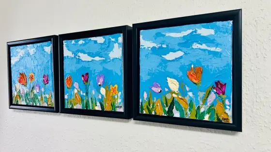 Farverig Fornemmelse af Sommerens Blomster thumbnail 2